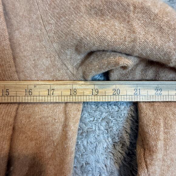 Rachel Zoe Camel Brown Cashmere Open Cardigan Sweater Longline PXS XS Petite - Picture 9 of 10